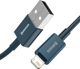 Καλώδιο USB Baseus USB-A - Lightning 1 m Μπλε (CALYS-A03)