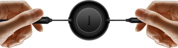 Καλώδιο USB Baseus USB-A - USB-C + microUSB + Lightning 1.1 m Μαύρο (BSU3355BLK)