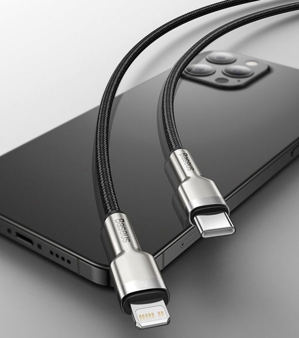 Καλώδιο USB Baseus USB-C - Lightning 2 m Μωβ (baseus_20210315153755)
