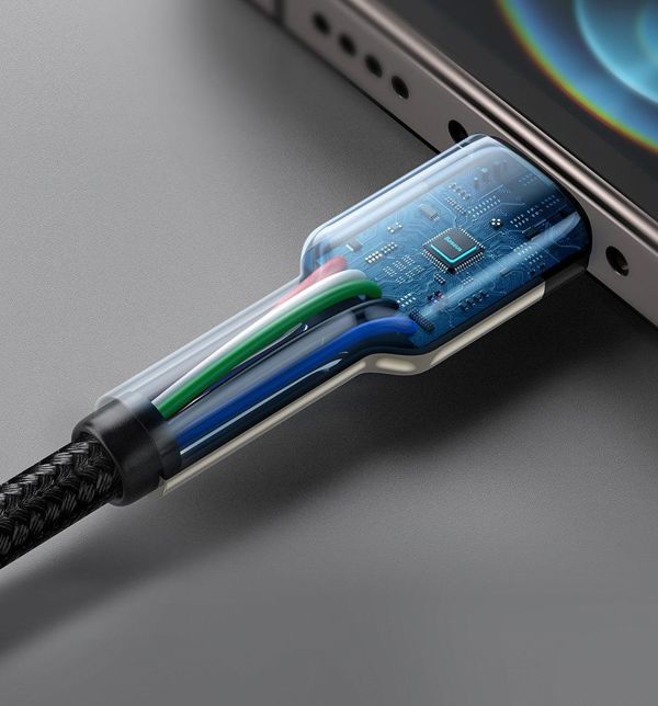 Καλώδιο USB Baseus USB-C - Lightning 2 m Μωβ (baseus_20210315153755)