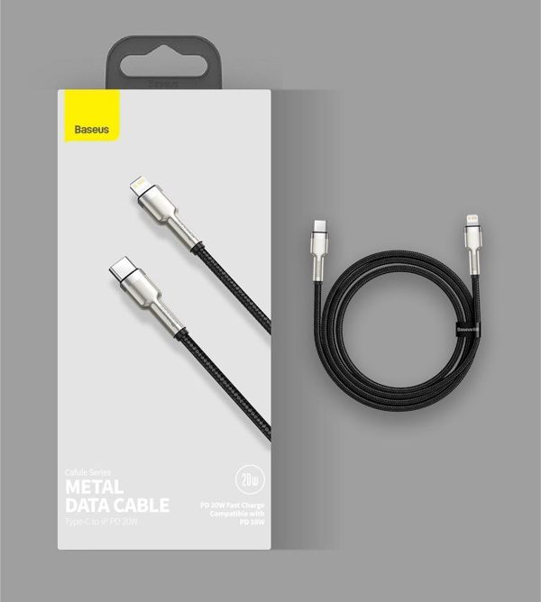 Καλώδιο USB Baseus USB-C - Lightning 2 m Μωβ (baseus_20210315153755)