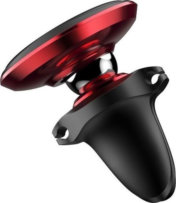 Baseus car holder magnetic with cable clip red new2 air vent 6932172648770