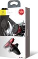Baseus car holder magnetic with cable clip red new2 air vent 6932172648770