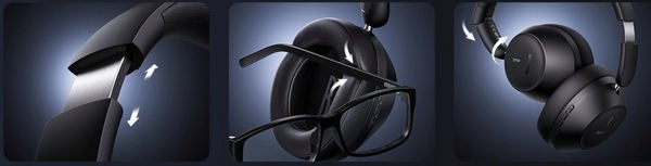 Ασύρματα ακουστικά Baseus Bass 35 Max Wireless Headphones γκρι