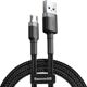 Καλώδιο USB Baseus USB-A - microUSB 3 m Μαύρο-γκρι (6953156296374)