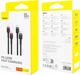 Cable Baseus Cafule USB-C do USB-C 100W, 1m, 2-Pack (Red-Black, Gray-Black)