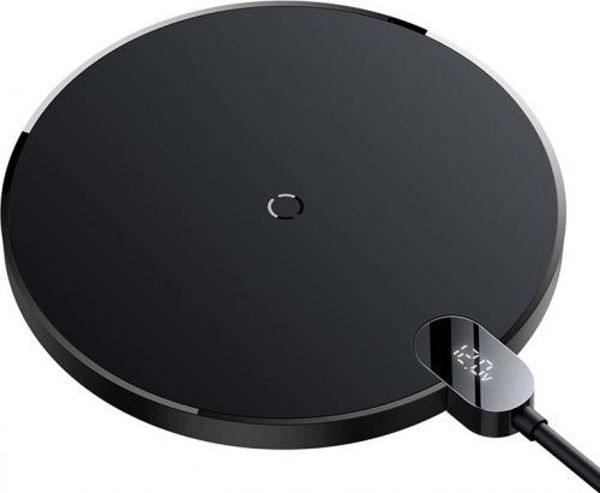 Φορτιστής Baseus Digital LED Επαγωγικός 1x USB-A 2 A (BSU3185BLK)