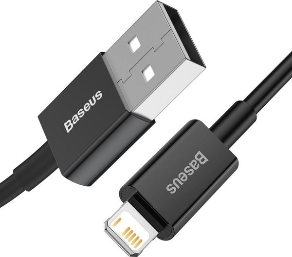 Καλώδιο USB Baseus USB-A - Lightning 2 m Μαύρο (BSU2659BLK)
