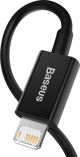 Καλώδιο USB Baseus USB-A - Lightning 2 m Μαύρο (BSU2659BLK)