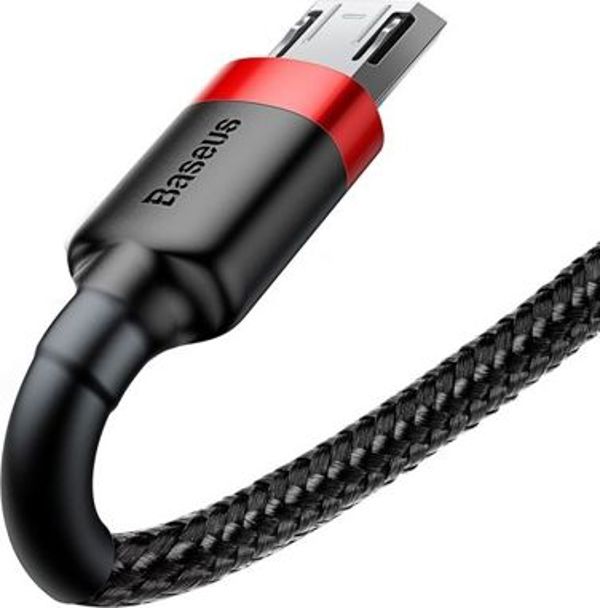 Καλώδιο USB Baseus USB-A - microUSB 3 m Μαύρο-κόκκινο (CAMKLF-H91)