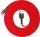 Καλώδιο USB Baseus USB-A - USB-C 3 m Κόκκινο (CATKLF-U09)