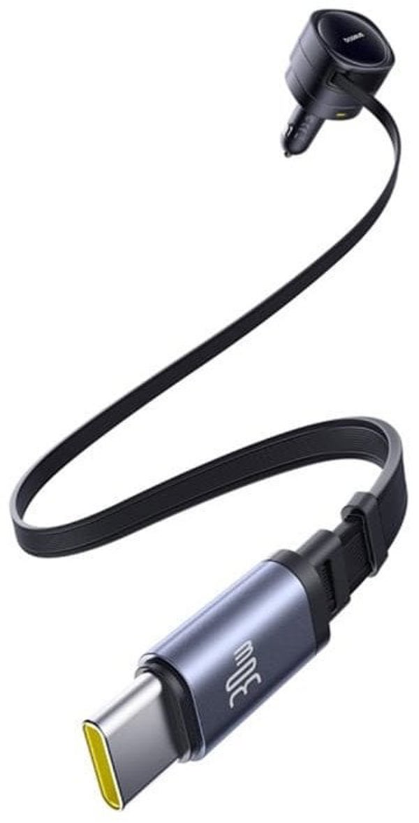 Φορτιστής αυτοκινήτου Baseus PD 2x θύρα USB 90W μαύρο 6932172682606