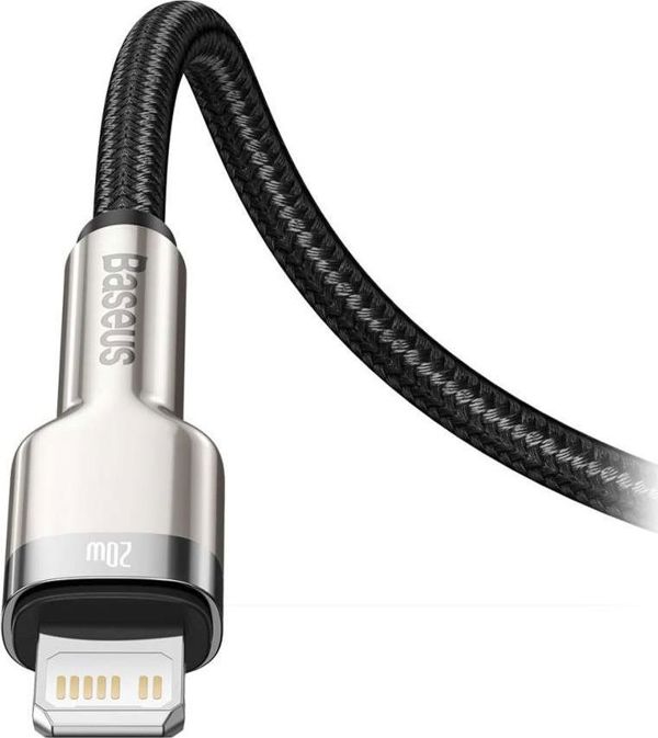 Καλώδιο USB Baseus USB-C - Lightning 2 m Μαύρο (CATLJK-B01)