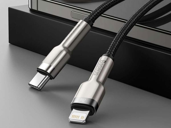 Καλώδιο USB Baseus USB-C - Lightning 2 m Μαύρο (CATLJK-B01)