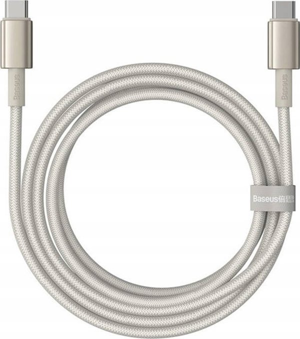 Καλώδιο USB Baseus USB-C - USB-C 2 m Χρυσό (BSU4882)