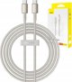 Καλώδιο USB Baseus USB-C - USB-C 2 m Χρυσό (BSU4882)
