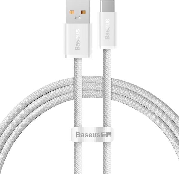 Baseus Καλώδιο USB σε USB-C Dynamic Series 100W 1m Λευκό (CALD000602) (BASCALD000602)