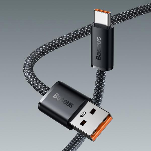 Baseus Καλώδιο USB σε USB-C Dynamic Series 100W 1m Λευκό (CALD000602) (BASCALD000602)
