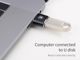 Προσαρμογέας USB Baseus USB-C - USB Μαύρο (27625-uniw)