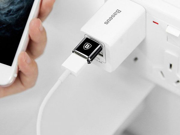 Προσαρμογέας USB Baseus USB-C - USB Μαύρο (27625-uniw)