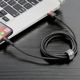 Καλώδιο USB Baseus USB-A - Lightning 3 m Μαύρο-κόκκινο (CALKLF-R91)