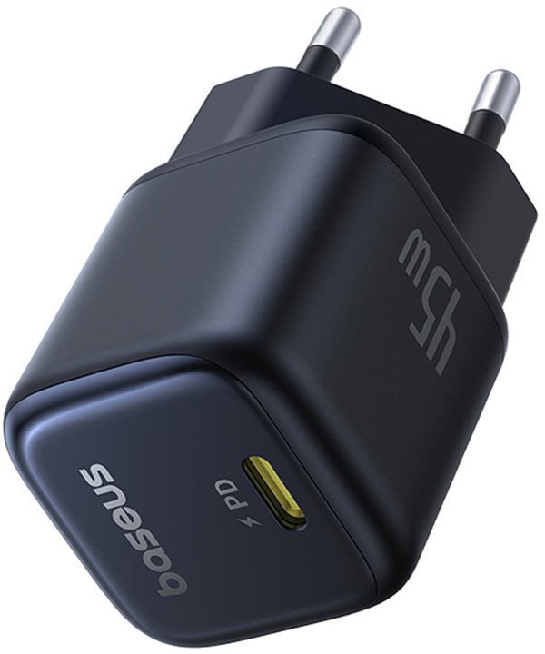 Baseus PicoGo GaN Φορτιστής 45W - Ταχύς Φορτιστής Τοίχου USB-C - Μαύρο