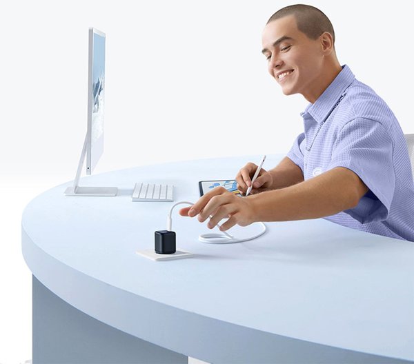 Baseus PicoGo GaN Φορτιστής 45W - Ταχύς Φορτιστής Τοίχου USB-C - Μαύρο
