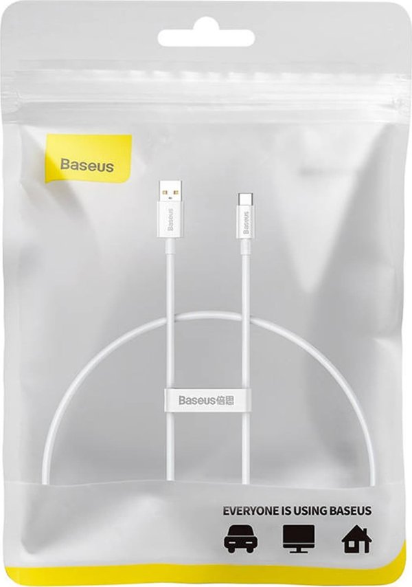 Cable USB-C to USB-C Baseus Cafule, 100W, 1m (black)