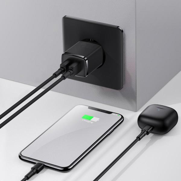Φορτιστής Baseus Compact 2x USB-A 2.1 A (CCXJ010201)