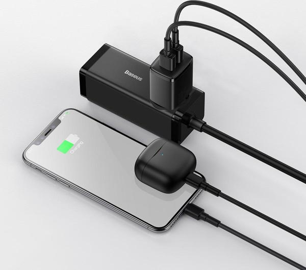 Φορτιστής Baseus Compact 2x USB-A 2.1 A (CCXJ010201)
