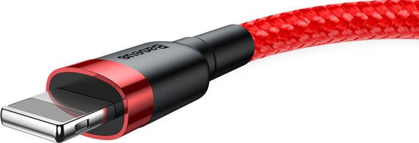 Καλώδιο USB Baseus USB-A - Lightning 2 m Κόκκινο (CALKLF-C09)