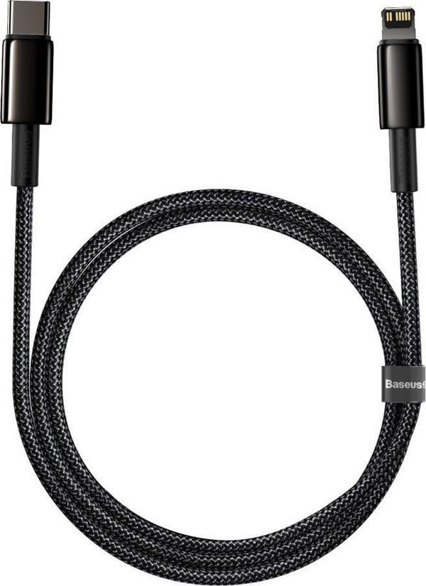 Καλώδιο USB Baseus USB-C - Lightning 2 m Μαύρο (6953156232044)