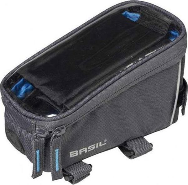 Τσάντα ποδηλάτου BASIL SPORT DESIGN FRAME BAG, 1L, γραφίτης