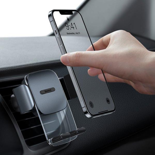Baseus Easy Control Clamp car holder for grid (black)