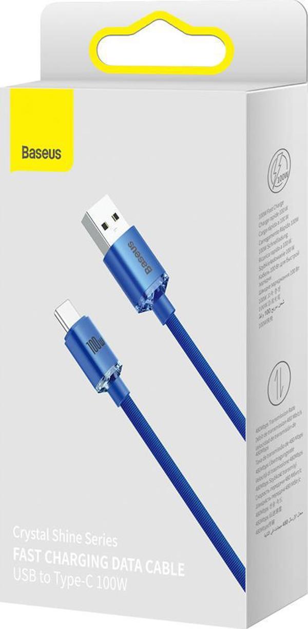 Καλώδιο USB Baseus USB-A - USB-C 1.2 m Μπλε (baseus_20220224124551)