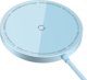 Φορτιστής Baseus Ασύρματος φορτιστής MagSafe Baseus Simple Mini3 Qi 15W μπλε