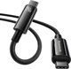 Καλώδιο USB Baseus USB-C - USB-C 1 m Μαύρο (CAWJ040001)