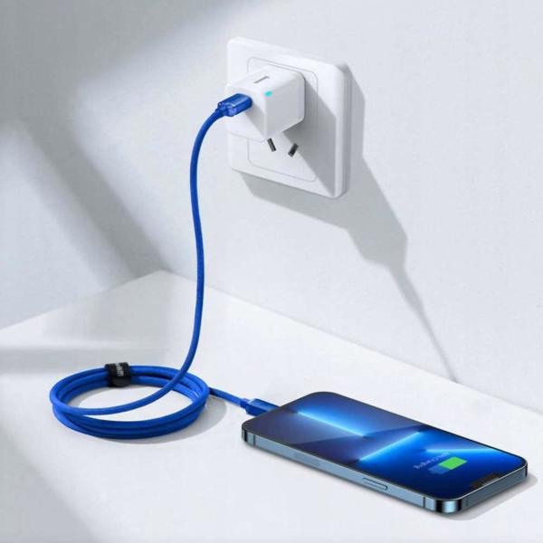 Καλώδιο USB Baseus USB-C - Lightning 1.2 m Μπλε (baseus_20220224141920)