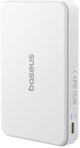 Powerbank Baseus Airpow II 10000mAh Qi2 με MagSafe 22,5W με καλώδιο Baseus Simple Series USB-C - USB-C 20V/3A (30cm) - λευκό