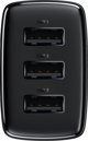 Baseus Φορτιστής Χωρίς Καλώδιο με 3 Θύρες USB-A 17W Μαύρος (CCXJ020101) (BASCCXJ020101)