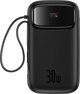 Baseus PPQD4-20C Λιθίου-πολυμερούς (LiPo) 20000 mAh Μαύρο