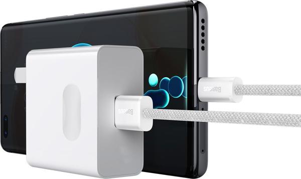 Cable USB to USB-C Baseus Dynamic Series, 100W, 2m (white)