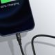 Baseus cable 3in1 Rapid PD USB-C - micro USB + Lightning + USB-C 1,5m black 20W 6953156204294