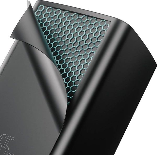 Baseus Φορτιστής Χωρίς Καλώδιο με Θύρα USB-A και Θύρα USB-C Quick Charge 3.0 Μαύρος (CCGAN2L-B01) (BASCCGAN2L-B01)