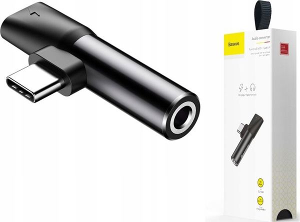 Βάσεις Audio Adapter USB-C σε Mini Jack 3.5mm + USB-C Μαύρο (CATL41-01) (BASCATL41-01)