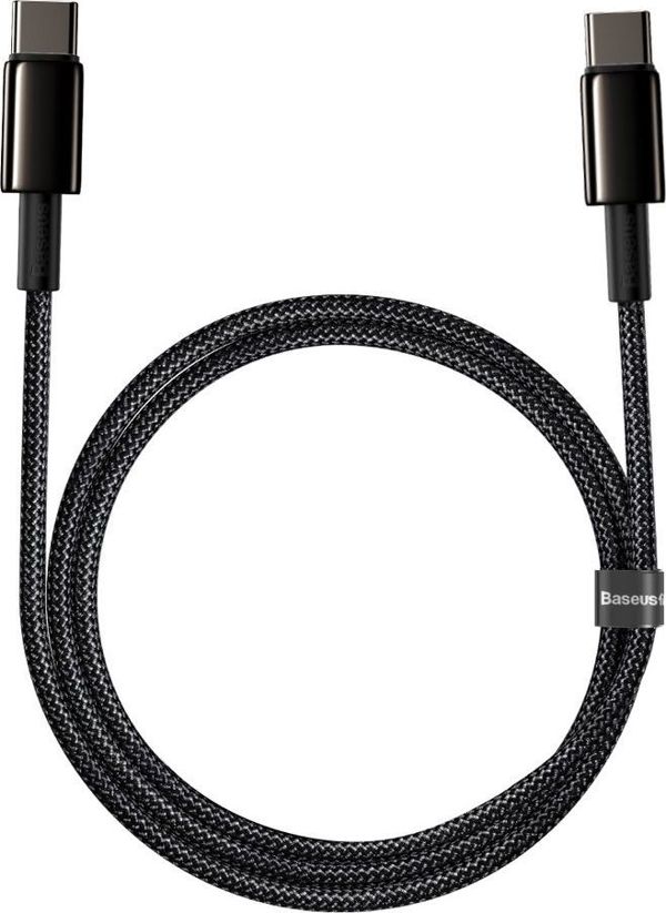 Baseus Tungsten Gold Cable Type-C to Type-C 100W 1m (black)