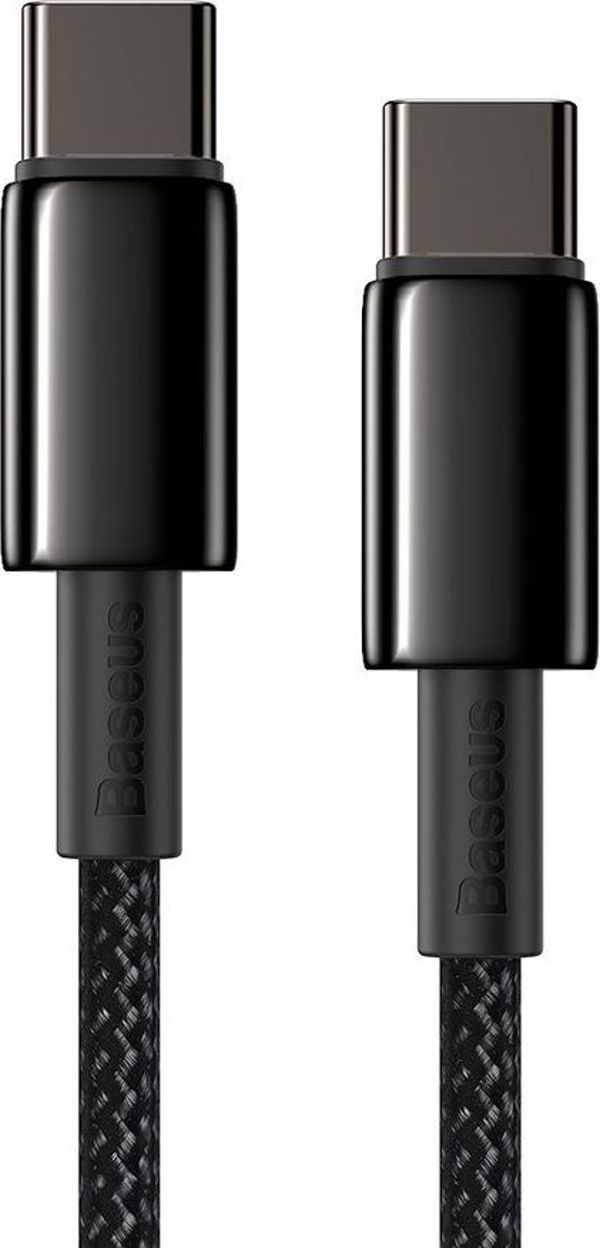 Baseus Tungsten Gold Cable Type-C to Type-C 100W 1m (black)