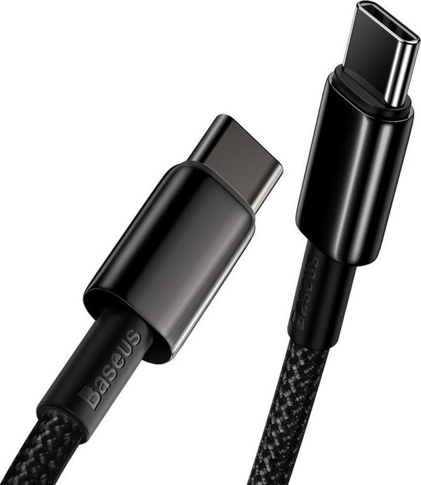 Baseus Tungsten Gold Cable Type-C to Type-C 100W 1m (black)