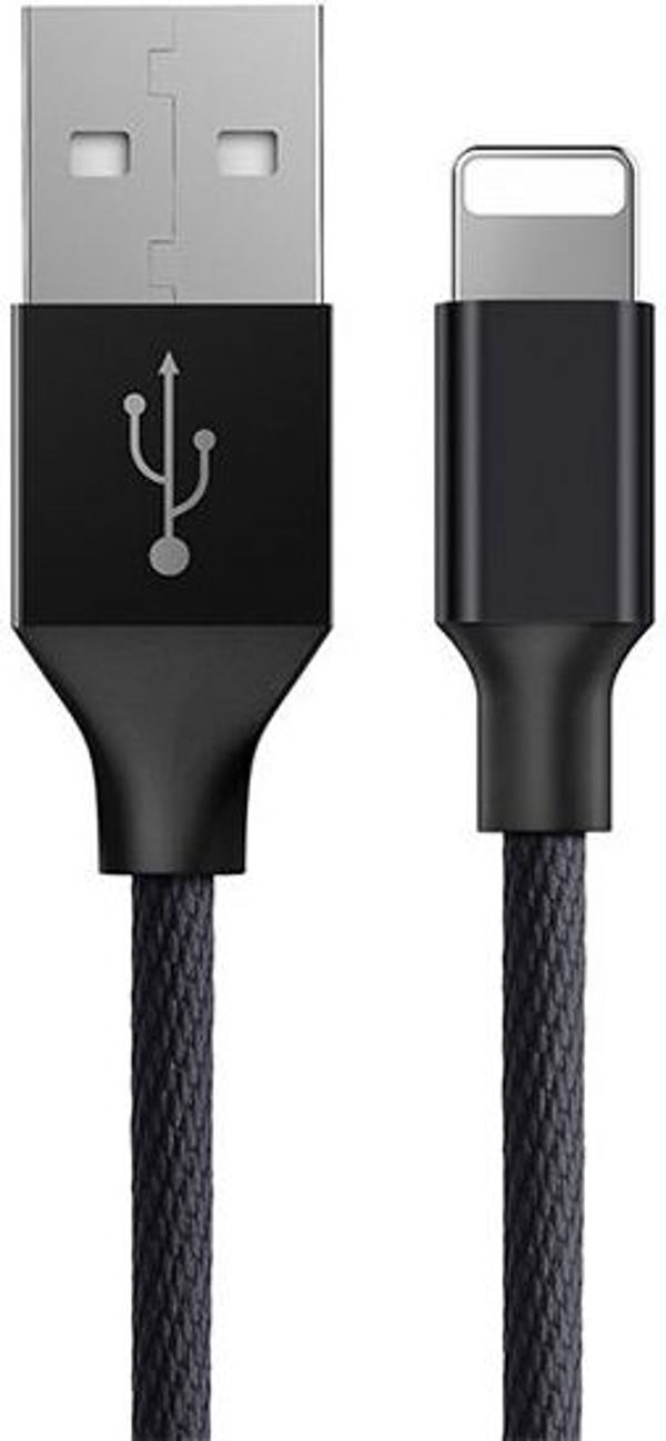 Καλώδιο USB Baseus USB-A - Lightning 1.2 m Μαύρο (25263-uniw)