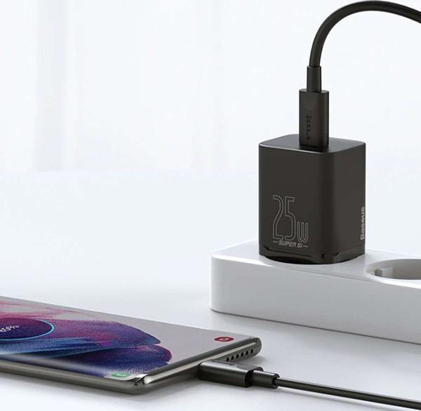 Φορτιστής Baseus Super Si 2x USB-C 3 A (BSU3039)